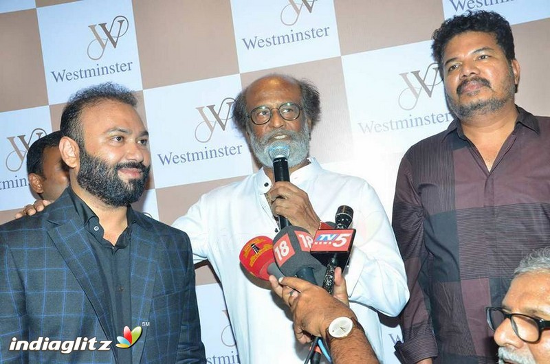 Superstar Rajinikanth Shankar at Lyca's Westminister Hospital inauguration in Nungambakkam