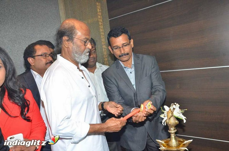 Superstar Rajinikanth Shankar at Lyca's Westminister Hospital inauguration in Nungambakkam