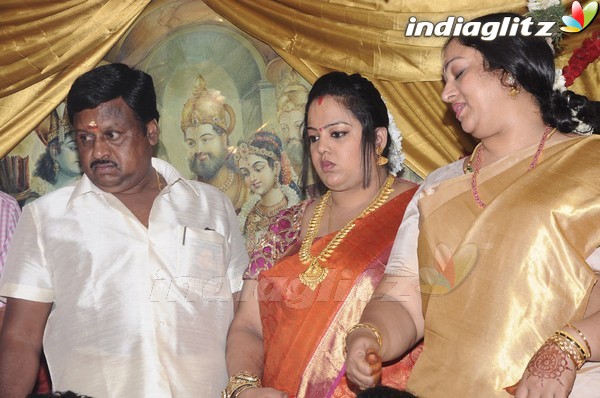 Actor Ramarajan & Nalini Son Wedding