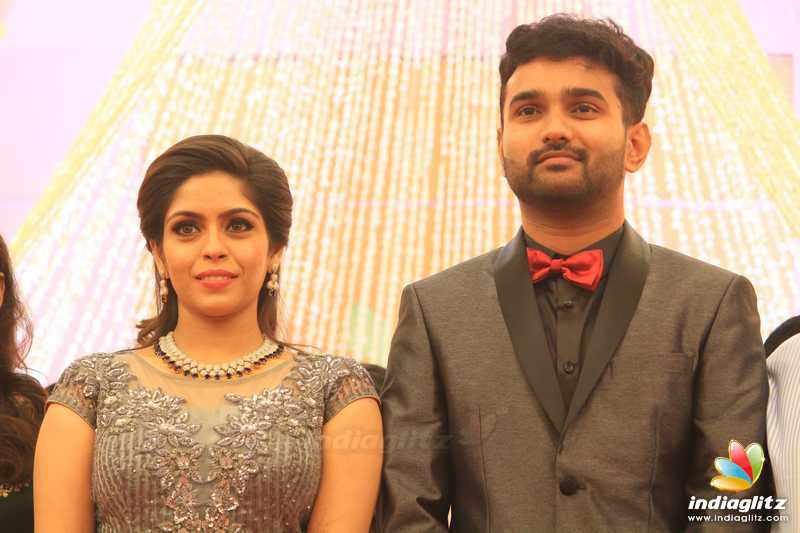 Celebs at Ramesh Kanna's Son Wedding Reception