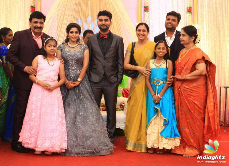 Celebs at Ramesh Kanna's Son Wedding Reception