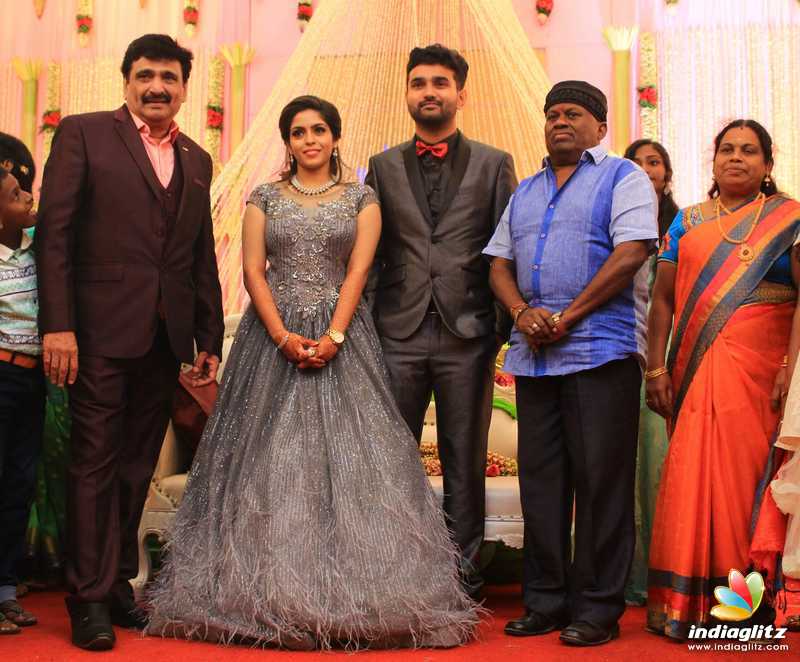 Celebs at Ramesh Kanna's Son Wedding Reception