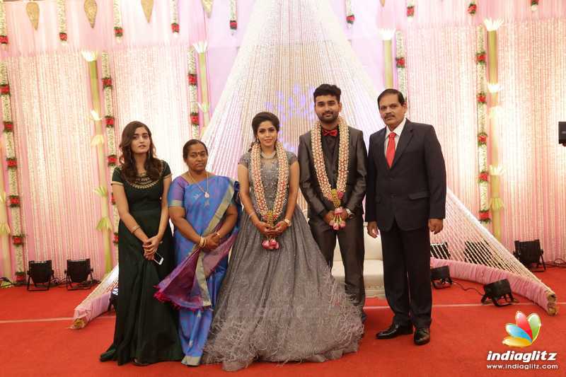 Celebs at Ramesh Kanna's Son Wedding Reception