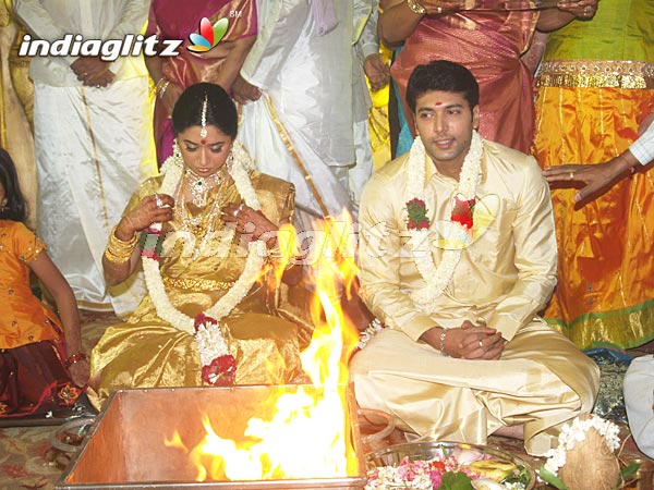 Jayam Ravi Ties The Knot