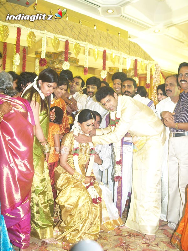 Jayam Ravi Ties The Knot