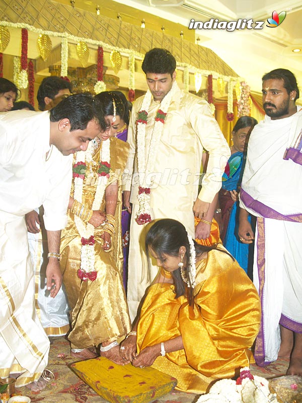 Jayam Ravi Ties The Knot