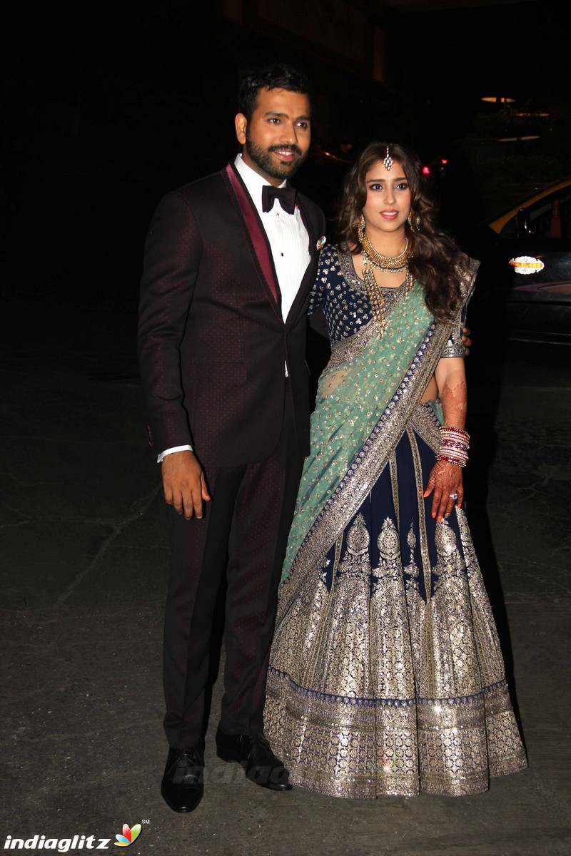 Cricketer Rohit Sharma and Ritika Sajdeh wedding ceremony at taj land