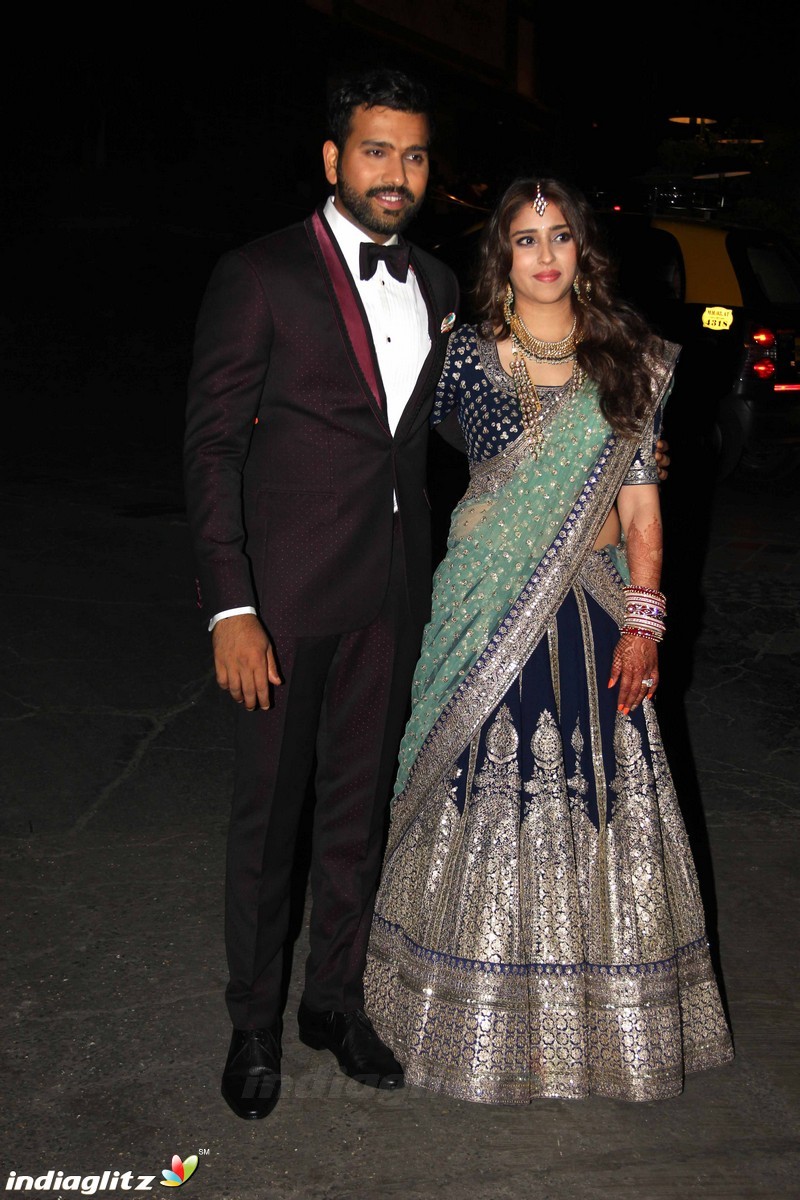 Cricketer Rohit Sharma and Ritika Sajdeh wedding ceremony at taj land