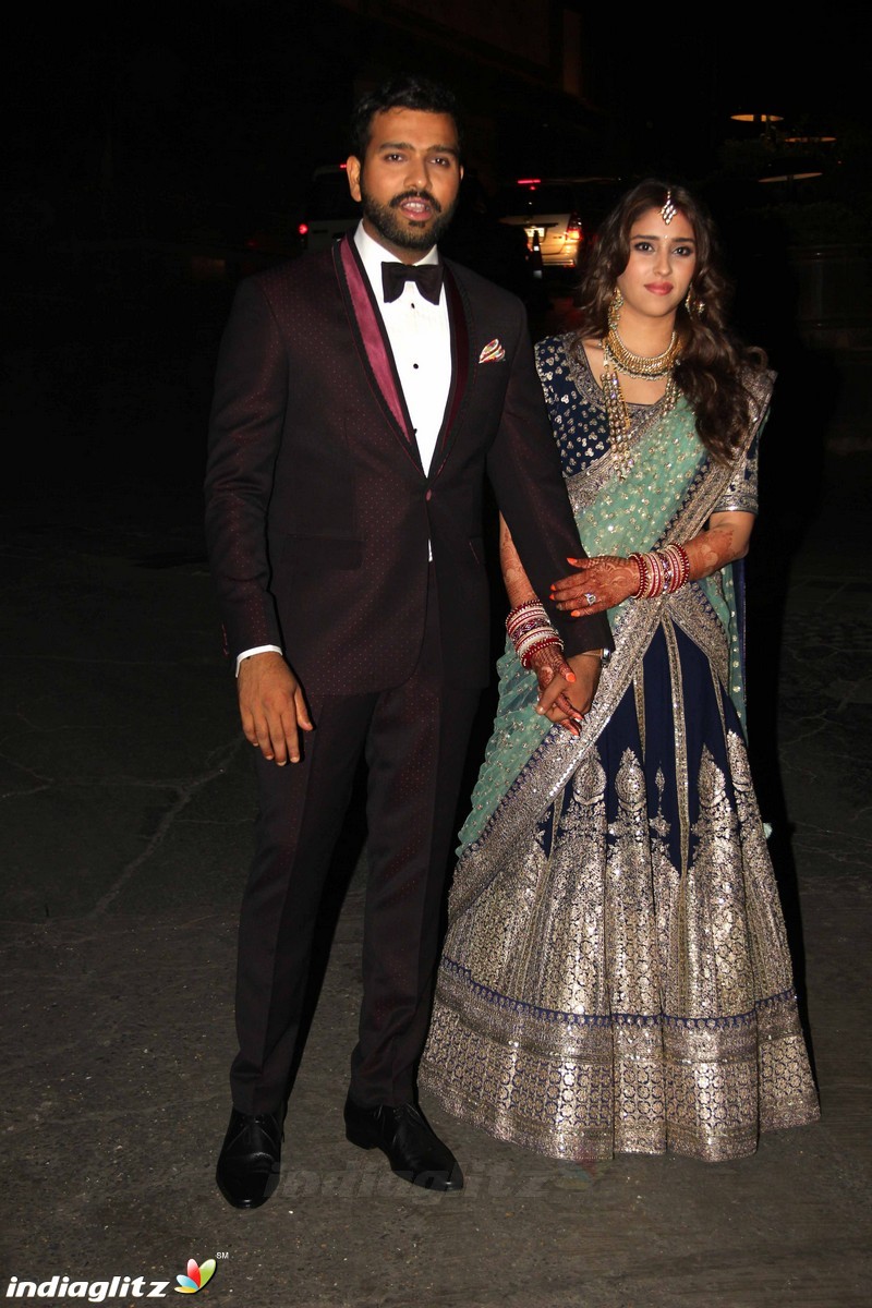 Cricketer Rohit Sharma and Ritika Sajdeh wedding ceremony at taj land