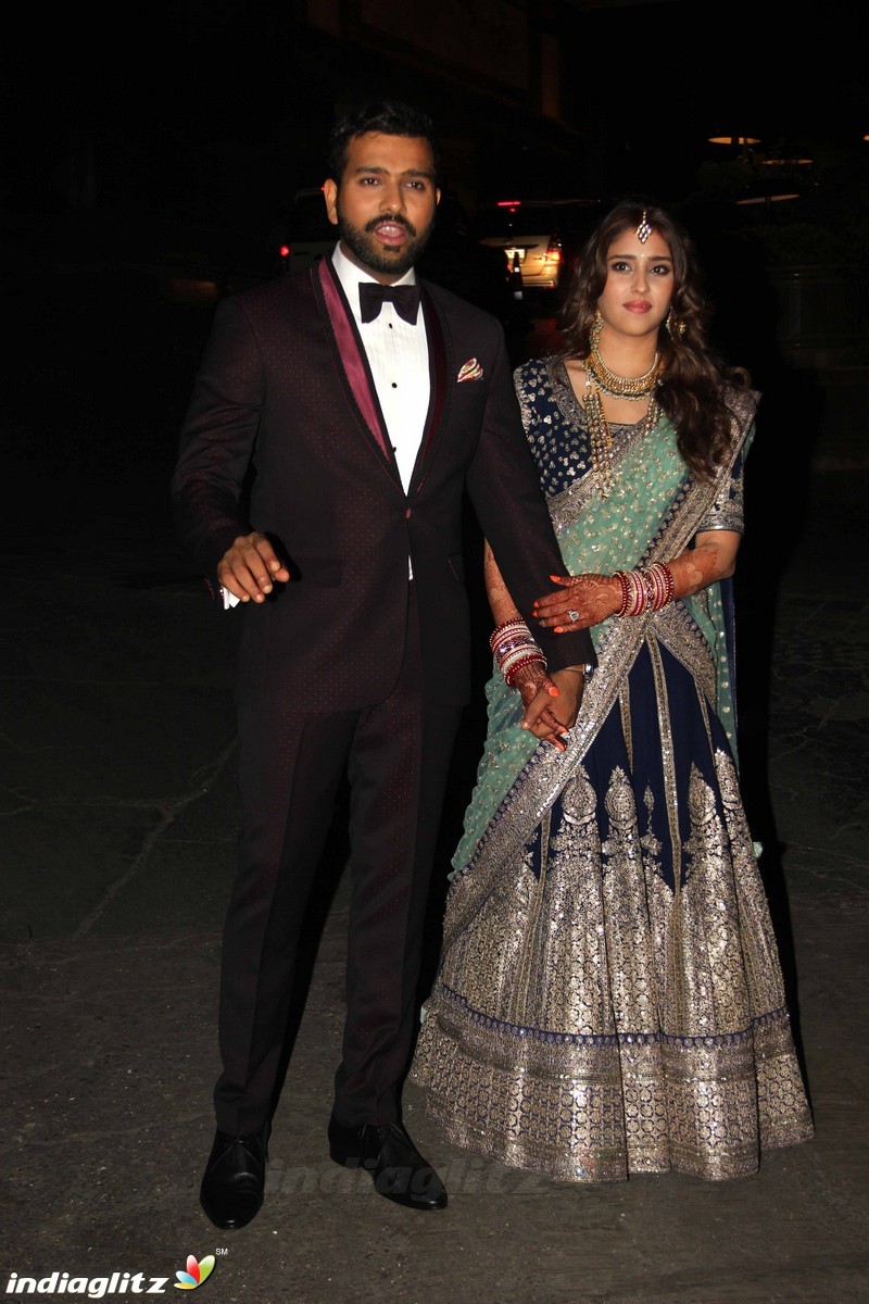 Cricketer Rohit Sharma and Ritika Sajdeh wedding ceremony at taj land