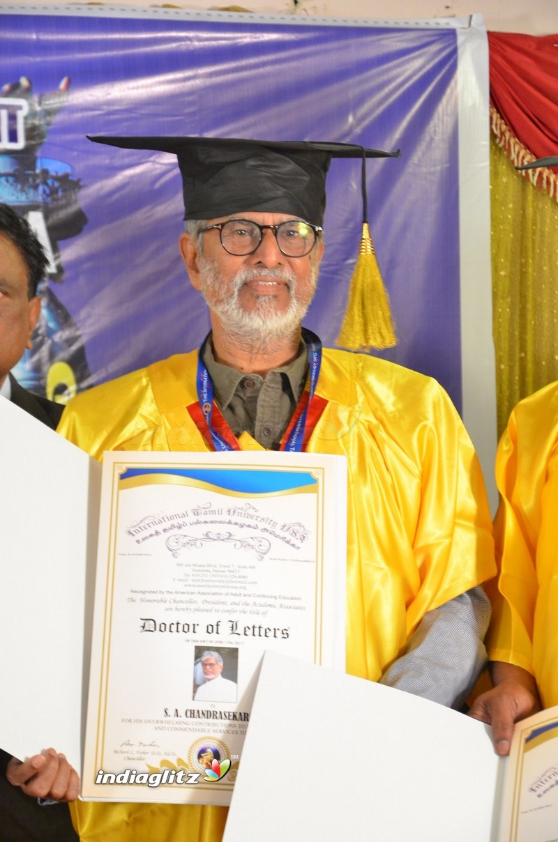 Doctorate To Director S A Chandrasekhar