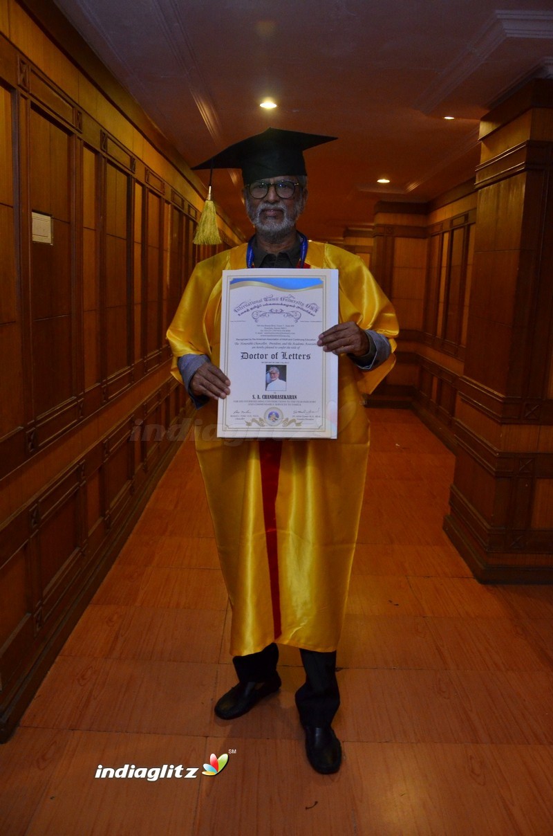 Doctorate To Director S A Chandrasekhar