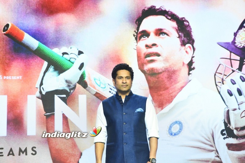 AR Rahman & Sachin Tendulkar at the launch of Sachin Sachin Song