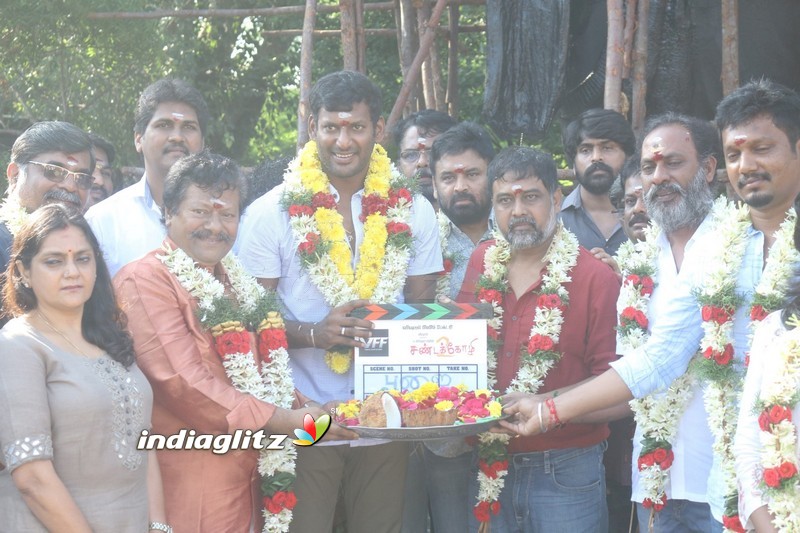 'Sandakozhi 2' Movie Pooja