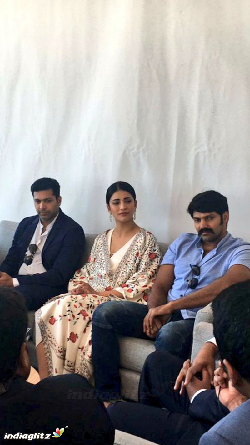 Sangamithra Team at Cannes