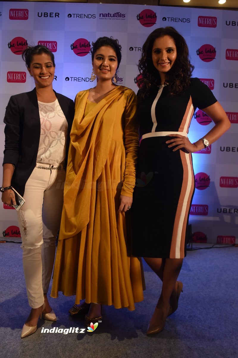 Sania Mirza Inaugurates The Label Bazaar In Chennai