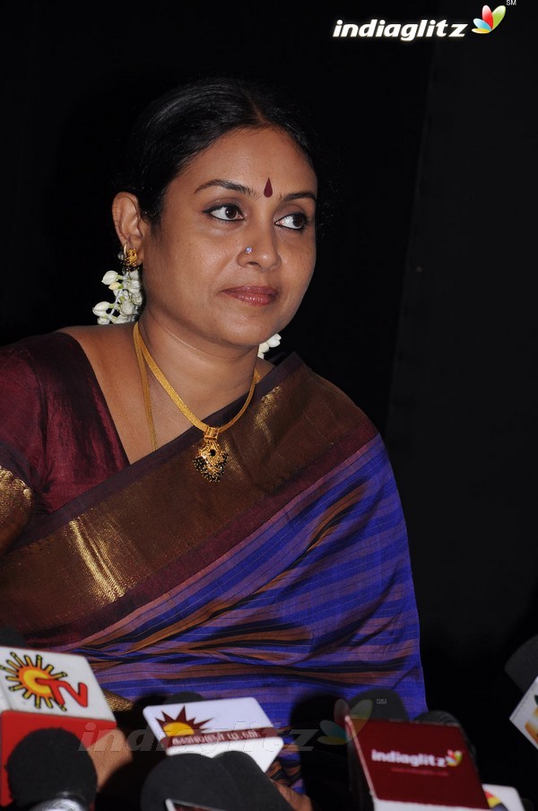 Saranya Ponvannan Meets The Press