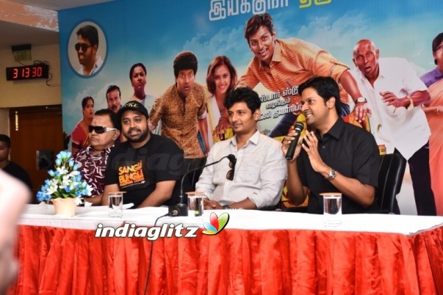 Sangili Bungili Kadhava Thorae Team at Carnival Cinemas Dindigul