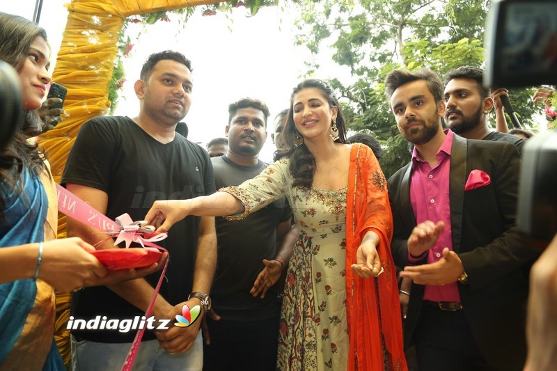 Shruti Haasan launches Neeru's the First Flagship Family Store in Chennai