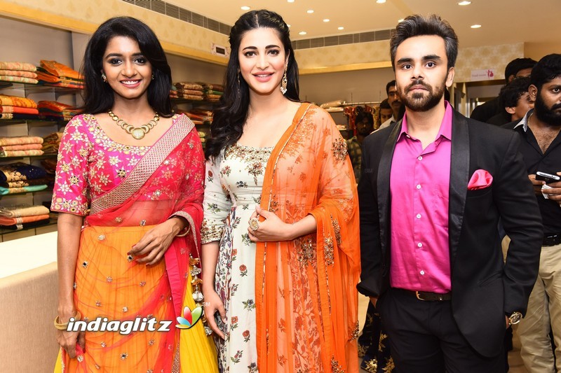 Shruti Haasan launches Neeru's the First Flagship Family Store in Chennai