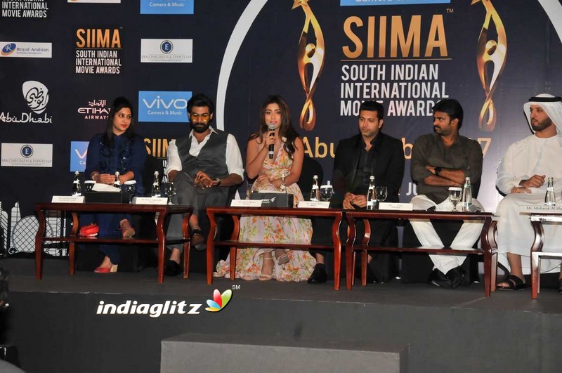 SIIMA 2017 Press Conference at Abu Dhabi