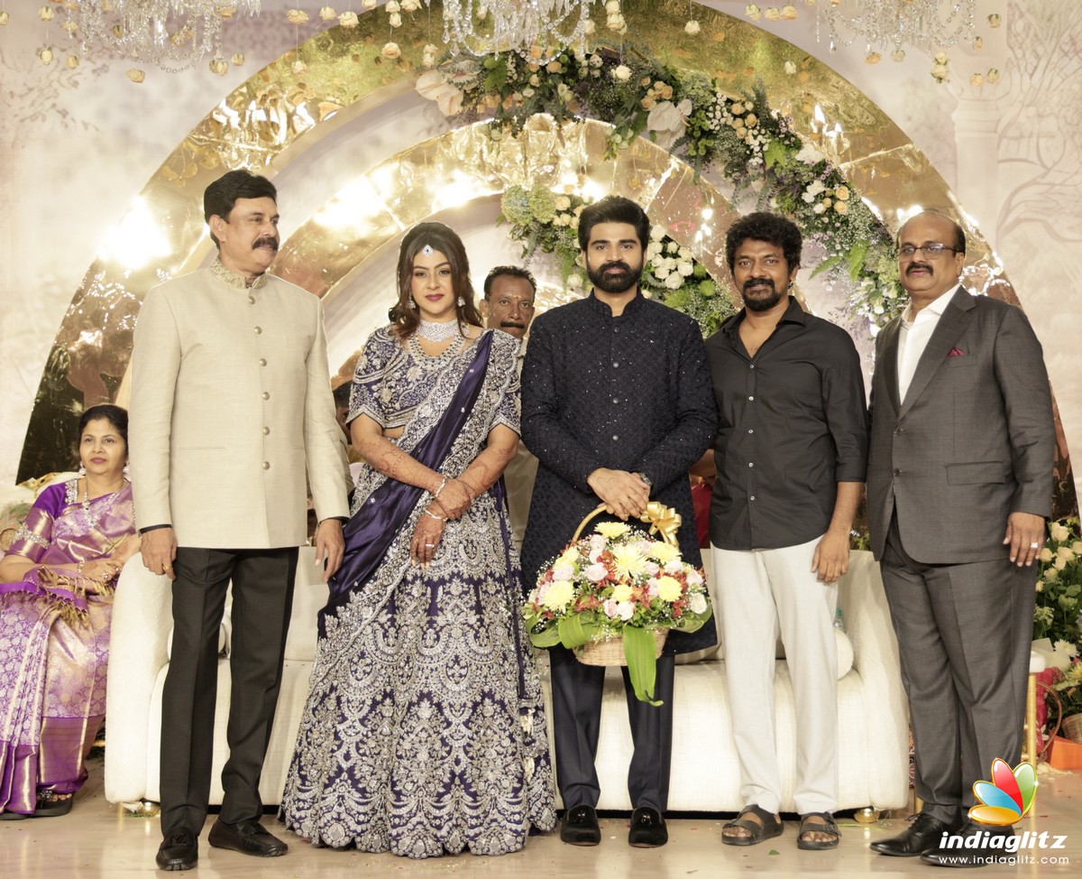 Celebrities at Sirish and Hasna Wedding Reception