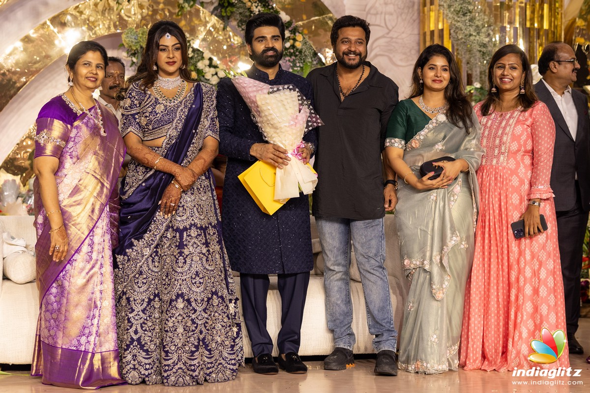 Celebrities at Sirish and Hasna Wedding Reception