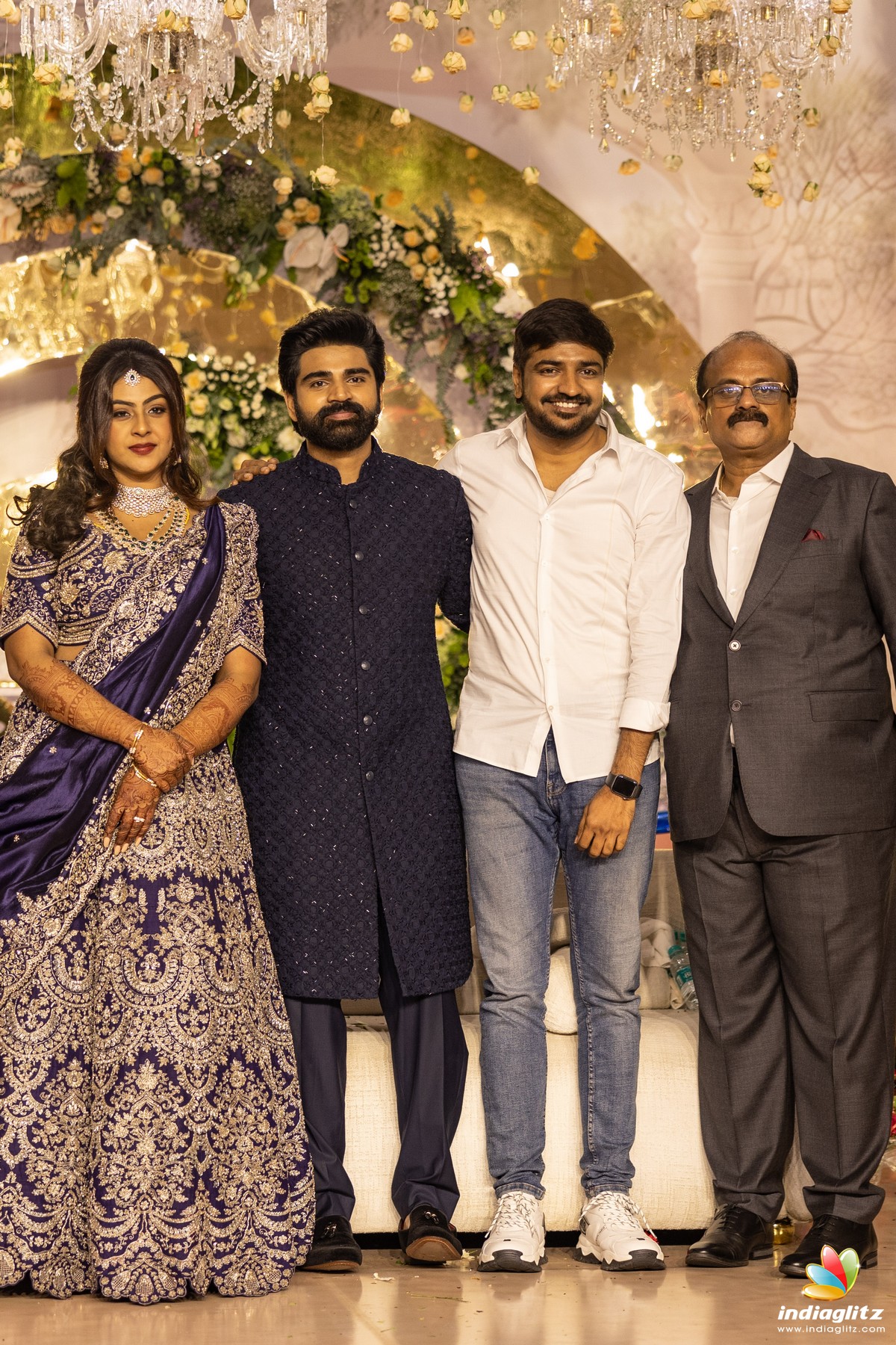 Celebrities at Sirish and Hasna Wedding Reception