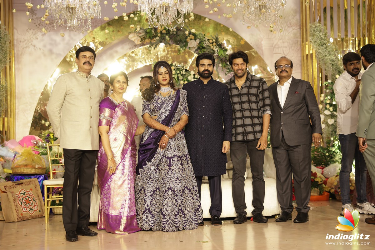 Celebrities at Sirish and Hasna Wedding Reception