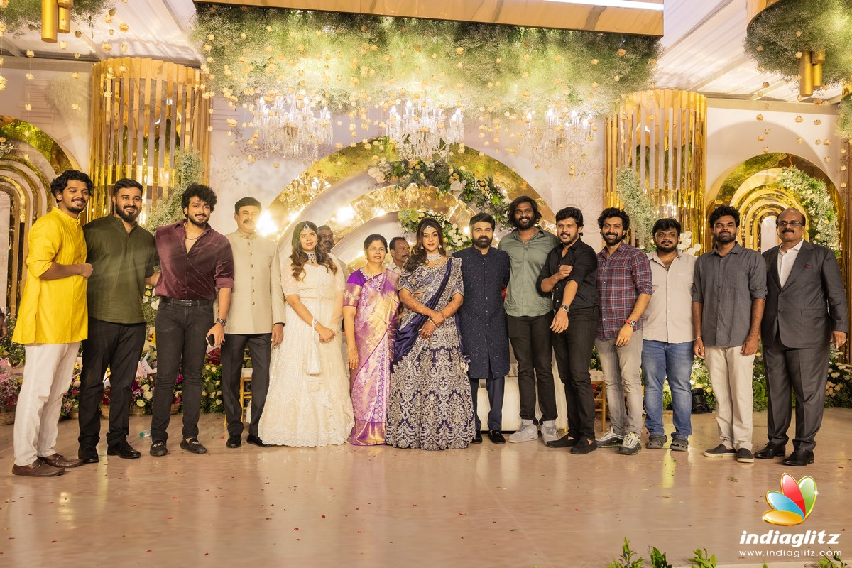 Celebrities at Sirish and Hasna Wedding Reception