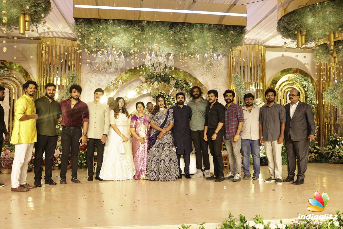 Celebrities at Sirish and Hasna Wedding Reception