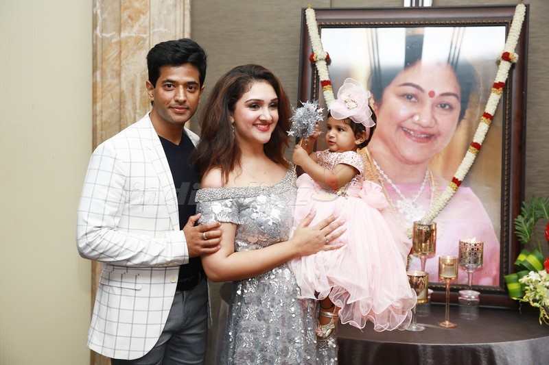 Sridevi Vijaykumar Rahul's Daughter Rupikaa 1st Year Birthday Celebration