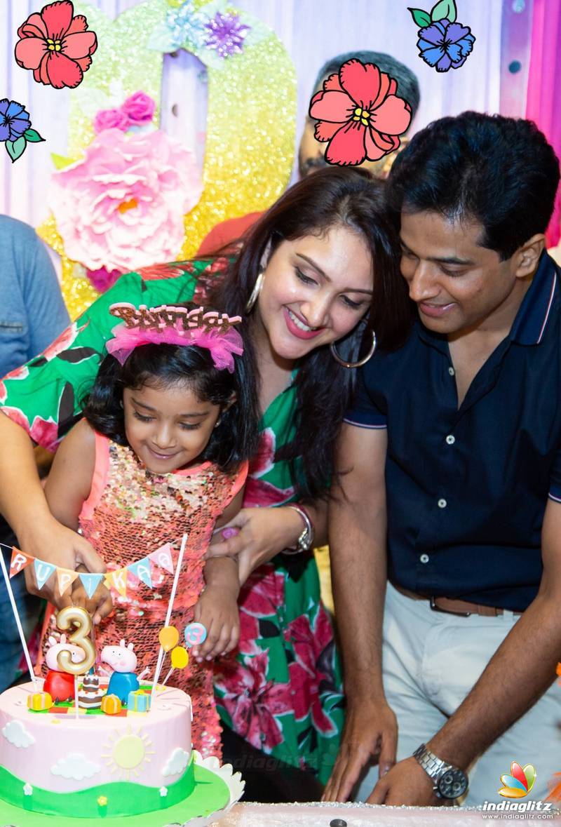 Sridevi Vijaykumar Rahul's Daughter Rupikaa 3rd Birthday Celebrathions