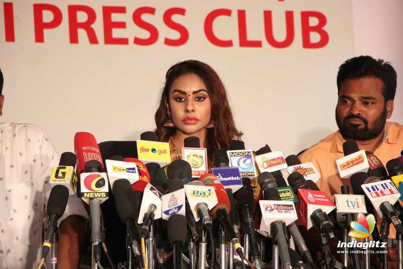 Actress Sri Reddy Press meet