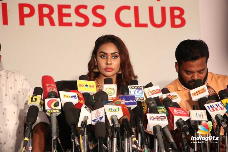 Actress Sri Reddy Press meet