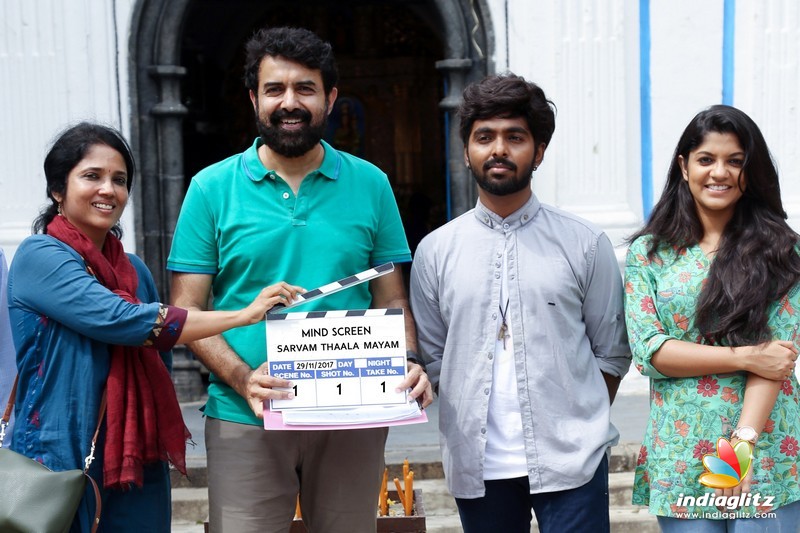 GV Prakash- AR Rahman  Sarvam Thaala Mayam New Movie Pooja