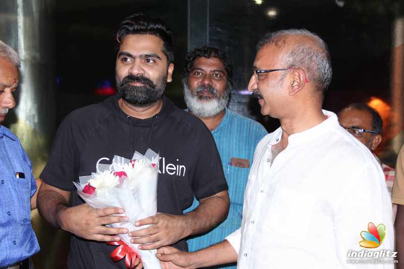 Simbu starts his dubbing for Kaatrin Mozhi Movie