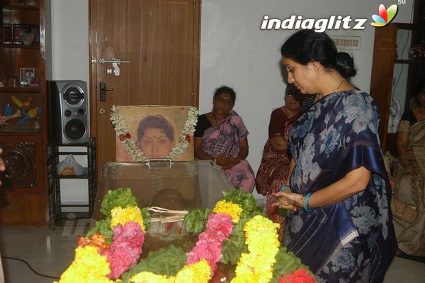 Kollywood Mourns Sujatha's Death