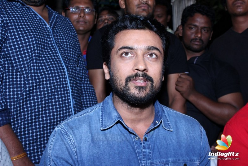 Suriya 'Gang' Press Meet & Theater Visit in Rajahmundry