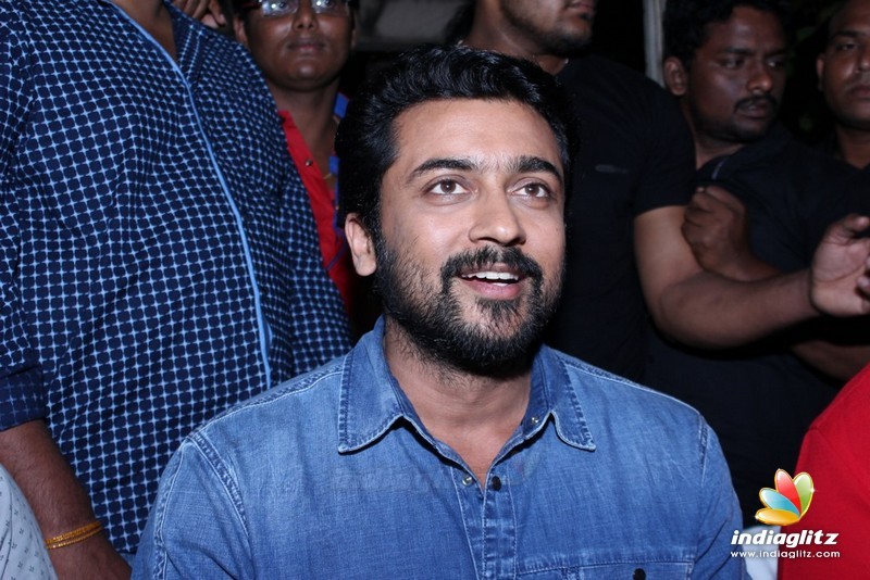 Suriya 'Gang' Press Meet & Theater Visit in Rajahmundry