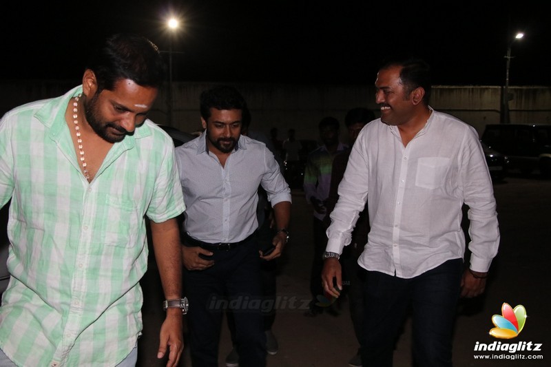 Suriya & Karthi Launched 'Naan Kanda MGR' Book