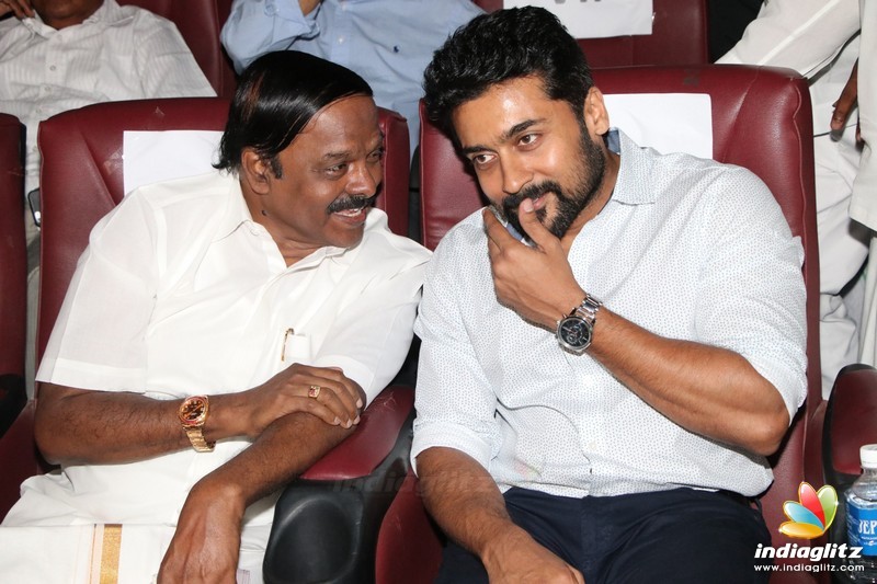 Suriya & Karthi Launched 'Naan Kanda MGR' Book