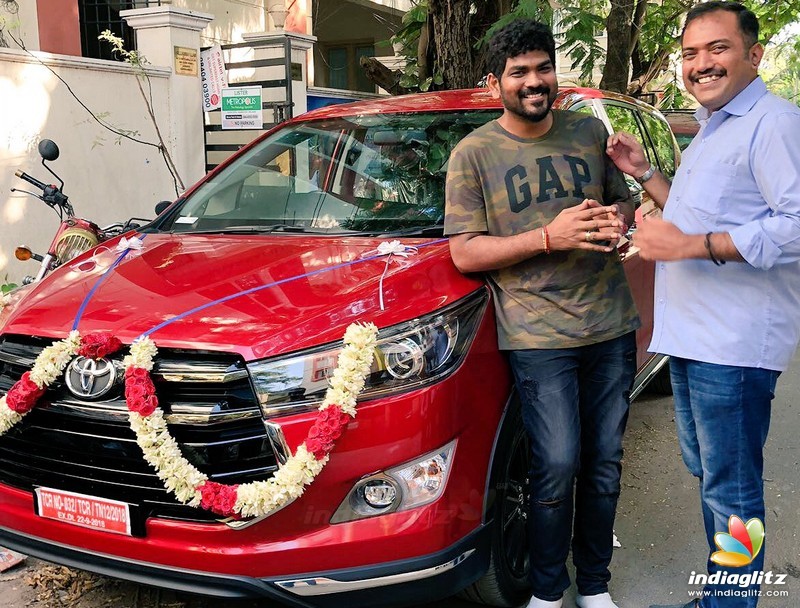 Suriya Present Toyoto Car to Vignesh Shivan