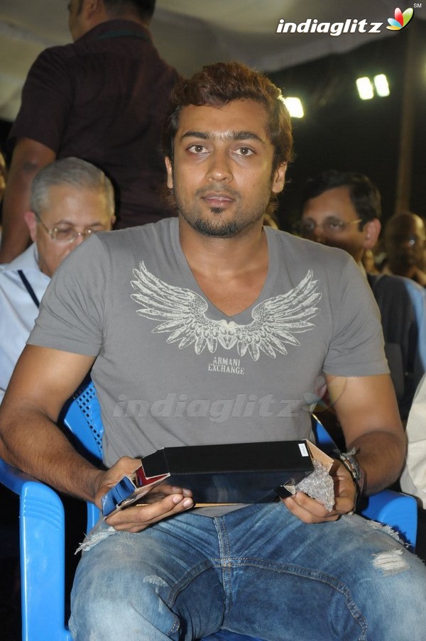 Surya, Prabhu at Loyola Alumni Meet