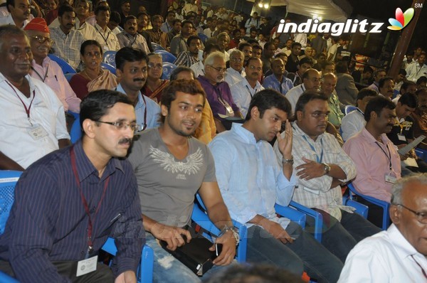 Surya, Prabhu at Loyola Alumni Meet