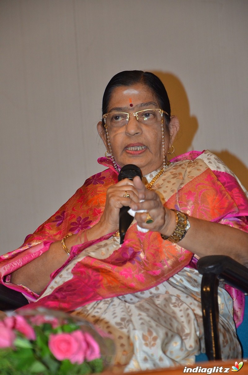 Legendary playback Singer P Susheela Press Meet