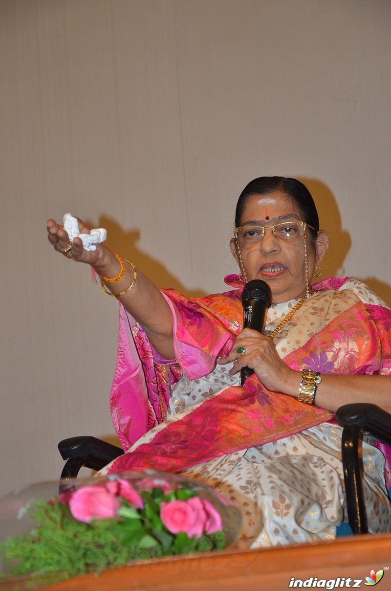 Legendary playback Singer P Susheela Press Meet