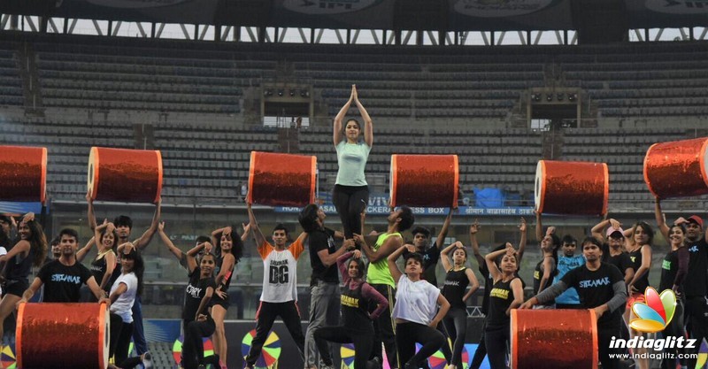 Tamannaah dance rehearsal for IPL opening ceremony