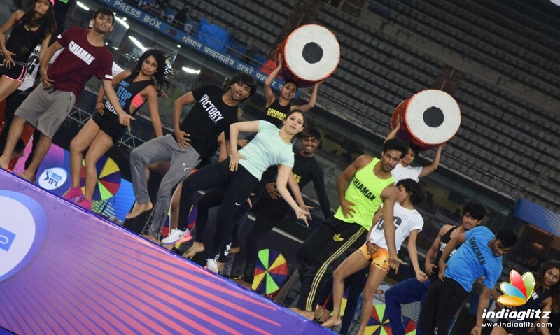 Tamannaah dance rehearsal for IPL opening ceremony