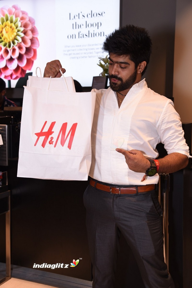 Rana Daggubati and Tamannah at the launch of H&M Store in Hyderabad